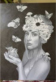 Underpainting of the cutest lil boy. #animalportrait #portraitpainting...