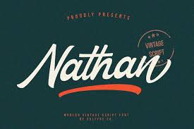 Since tattoo fonts are rarely used to design body and paragraph text, the most common types of tattoo fonts are script and display. Nathan Vintage Script 517990 Script Font Bundles In 2020 Vintage Script Fonts Best Free Fonts Free Script Fonts