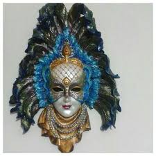 Polyester Alcidan Maske Boyama Maskeler Heykel Sanat