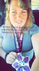 Memorial half marathon and twirled fire at a game