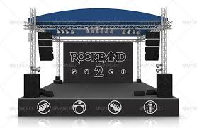Concert Scenery Mock Up Scenery Concert Mocking