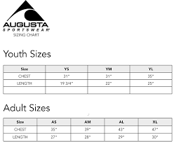 Sizing Augusta Ringer Shirt Amerasport