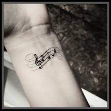 Music Note Tattoo Temporary Tattoos Music Tattoos Etsy Sheet Music Tattoo Music Notes Tattoo Music Tattoo Sleeves