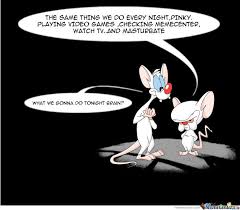 Pinky and the brain belongs to the following category: Meme Pinky Quotes Quotesgram