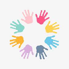 Spiral Of Colorful Hand Prints Made By Children Vector And Png In 2021 Prints Print Making Free Vector Art