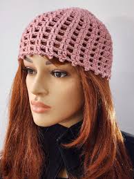 Crochet Mesh Hat- Skull Cap- Netted Mesh Beanie- Mesh Beanie- One Size-  Handmade in the USA- Great Gift- SHIP FAST