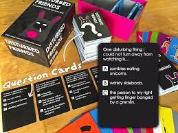 If you're into all things neon and nickelodeon, you're going to want this deck of cards. Disturbed Friends This Party Game Should Be Banned By Friendly Rabbit Inc Kickstarter