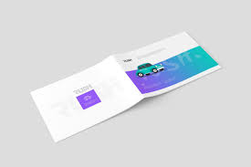 A4 Landscape Brochure Mockup Business Card Mock Up Brochure Postcard Mockup