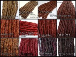 Color Chart Synthetic Dreadlock Hair Extensions By