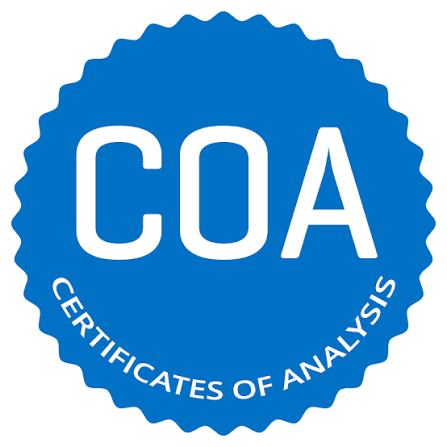 Certificate of Analysis documentation