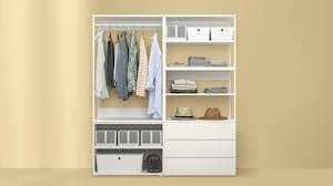 You might want to look at the ikea sektion cabinets too. Buy Wardrobe Corner Sliding And Fitted Wardrobe Online Ikea