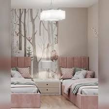 Stilnaya Krasivaya Detskaya V Rozovom Cvete Svetlaya Dizajn Detskoj Komnaty Interer Detskoj Komnaty Luks Yatak Odalari Kiz Cocugu Odalari Yatak Odasi Tasarimlari