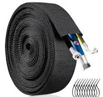 Amazon.com: 6.5 FT Nylon Hydraulic Hose Protective Sleeve ...