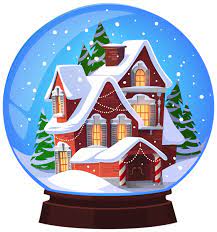 Christmas House Snowglobe Transparent Png Clip Art Image Christmas Snow Globes Christmas Art Snow Globes