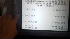Sedangkan limit transfer ke bca atau bank lainnya sebesar 15 juta per hari. Cara Tarik Tunai Di Atm Bca Youtube