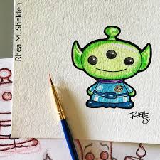 Toy story mini globe ornament#4 (your choice woody, buzz, rc car, green army man, bo peep, lenny binoculars, alien. Disney Characters Drawings With Color Novocom Top