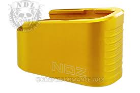 Ndz Gold 2 Magazine Plate Extension For Glock 43 Lz