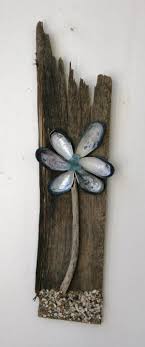 Maritime Deko Ideen Laden Das Meer Nach Hause Ein Kunst Aus Treibholz Holzblumen Und Bastelarbeiten