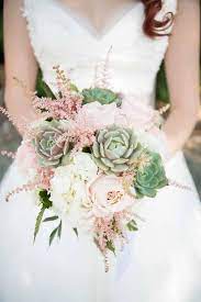 50 Ideas To Incorporate Astilbes In Your Wedding Succulent Bouquet Wedding Wedding Bridal Bouquets Spring Wedding Bouquets