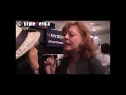 Susan Sarandon Gets In The Face Of Dolores Huerta Nevada Caucus Youtube