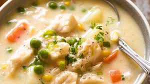 Apr 15, 2019 · a thick and hearty creamy white fish soup, i adore this combination of tender potatoes, carrots, sweet corn and peas with big flakes of fish. Fish Chowder Soup Recipetin Eats