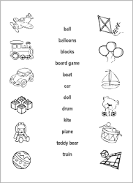Toys Vocabulary For Kids Learning English Printable Resources English Activities For Kids Learning English For Kids English Worksheets For Kids