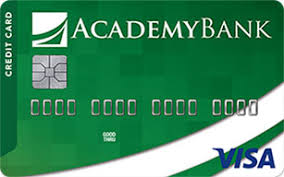 Benefits include 5% off future purchases, $15 off the first purchase and free standard shipping (minimum $15 purchase). Credit Builder Secured Visa Credit Card Academy Bank