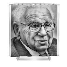 Sir Nicholas Winton Shower Curtain