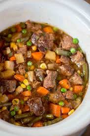 (about 30 minutes of chopping and stirring). Slow Cooker Vegetable Beef Soup Dinner Then Dessert