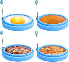 The favorite choice for the term pancakes is 2 4 plain pancakes which has about 16 grams of carbohydrate. Amazon Com Silicone Egg Rings 4 Inch Food Grade Egg Cooking Rings Non Stick Fried Egg Ring Mold Pancake Breakfast Sandwiches Egg Mcmuffin Ring Blue 4pack Kitchen Dining