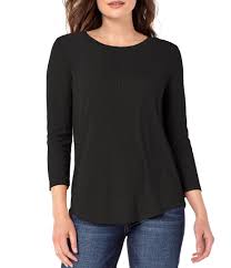 Check out top brands on ebay. Liverpool Los Angeles 3 4 Sleeve Knit Tee Dillard S