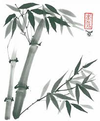 Black And White Bamboo Tree Wall Painting Original Art Bamboo Branch Japanese Sumi E Etsy In 2020 Japanese Art Japanese Art Styles Bamboo Art