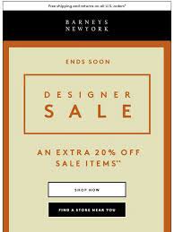 48 Hours Left Extra 20 Off Sale Barneys Warehouse Barneys New York Off Sale Barney