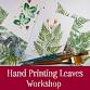 Hand Printing Leaves — The Nature Museum