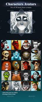 Characters Avatars Miscellaneous Game Assets Avatar Character Design Free Game Assets