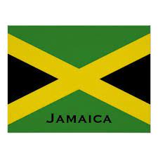 Jamaican Flag With Jamaica Word World Flags Poster In 2020 Jamaican Flag Flags Of The World Jamaica Flag