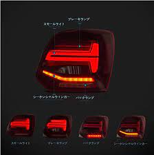 フォルクスワーゲン vw ポロ polo 6r用 流星 仕様 テールライト テールランプ 左右セット新品 11 17年 led for volkswagen polo 2011 2017 led tail lights lamps vland 車パーツ 車ラ フォルクスワーゲン vw ポロ フォルクスワーゲンポロ