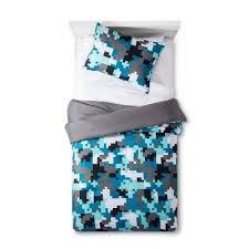 King buy online & pick up in stores all delivery options same day delivery include out of stock bedspread bedding sets comforter bedding sets coverlet bedding sets duvet cover bedding sets quilt bedding sets standard twin twin xl full/queen. Twin Comforter Set Pixelated Camo Pillowfort Gray Comforter Sets Twin Comforter Sets Kids Comforters