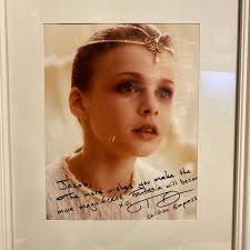 Die unendliche Geschichte signierte B & W Kindliche Kaiserin Foto