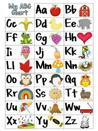 Free Alphabet Chart Cute Printable Coloring Pages For Kids