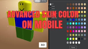 While changing your items/clothes is certainly fun, sometimes you may wish to change the very color of your avatar's skin. Roblox How To Get Advanced Skin Color On Mobile Not Clickbait Youtube