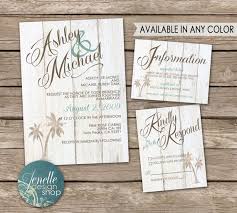Rustic Beach Wedding Invitations Invitation Kit Thank You Card Save Th Rustic Beach Wedding Invitations Beach Wedding Invitations Shell Wedding Invitations