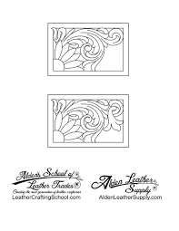 Kits patterns books corter leather. Patterns Alden S School Of Leather Trades