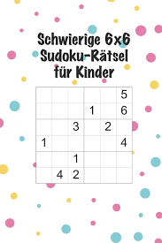 Andere angebote 24,94 € (16 gebrauchte und neue artikel) bestseller in rätselbücher für kinder. Schwierige 6x6 Sudoku Ratsel Fur Kinder 100 Schwierige Sudoku Ratsel Fur Kinder Alter 7 10 Jahre Denksport Fur Kinder Amazon De Ratsel Mit Gefuhl Bucher