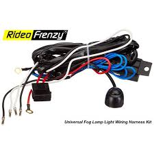 Fog lamps serve a similar purpose, aiding your own visibility up front whilst red rear fog lamps, which are a european legal requirement, alert other drivers to your presence in adverse conditions. Buy Rideofrenzy Universal Fog Lamp Light Wiring Harness Kit Free Shipping