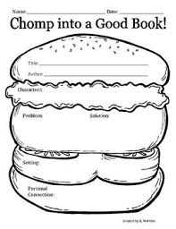 Reading Comprehension Sandwich Worksheet Reading Comprehension Reading Classroom Graphic Organizers