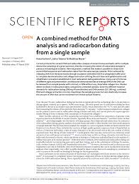 What is radiocarbon dating and how does it work. Pdf A Combined Method For Dna Analysis And Radiocarbon Dating From A Single Sample