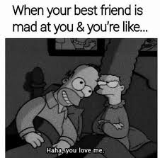 Best Friend Mad At You When Your Best Friend Friend Memes Funny Pictures