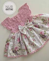 Ustu Orgu El Emegi Alti Kumasi Ile Harika Otesi Bir Elbise Bayildim Nurknitting Ellerine Saglik Bebek Giysi Desenlerleri Orgu Sirin Elbiseler