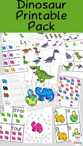 Dinosaur Preschool Printable Pack Fun With Mama